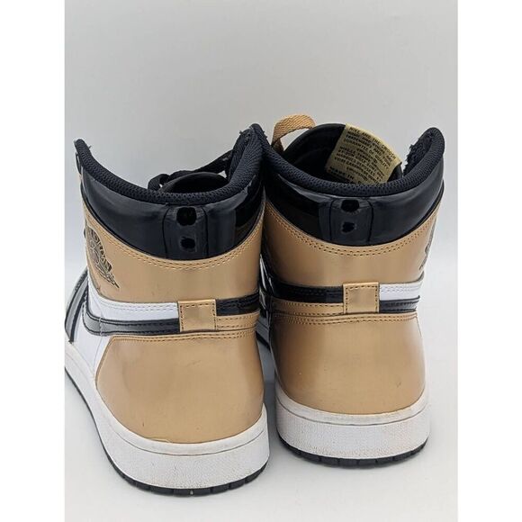 Jordan 1 retro high Patent gold toe men's size 8 - Picture 4 of 12